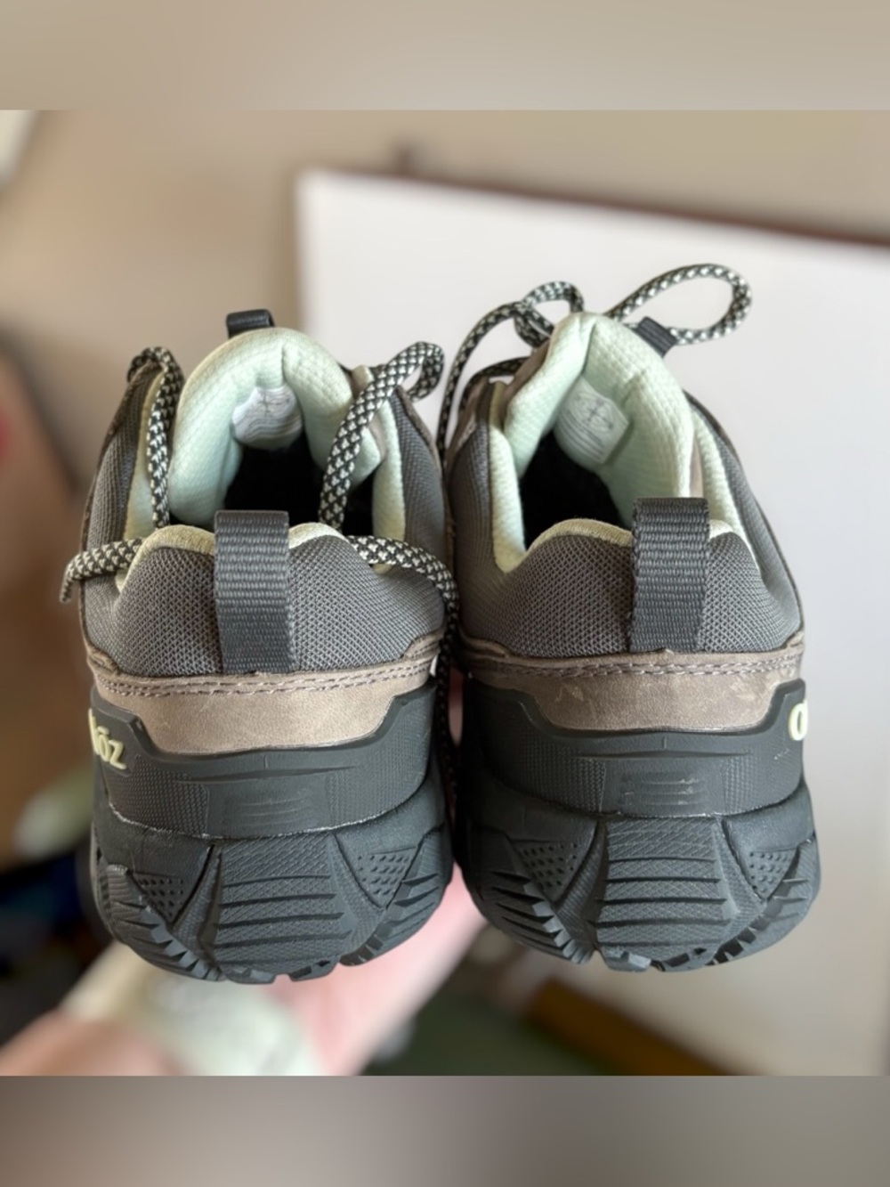 Women’s Oboz Sawtooth X Low Waterproof shoes, 7.5 Hazy Gray Hiking Shoes Boots - Picture 8 of 12